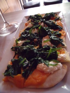 Sweet Potato, Andean Goat Cheese, Spinach, Black Pepper