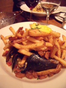 Mussels with French Fries