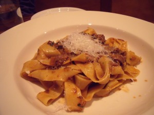 Homemade Pappardella with Braised Lamb