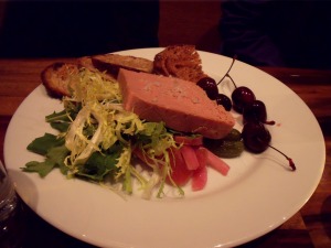 House made Paté with crostini, pickled, pears, wild plums and red onions